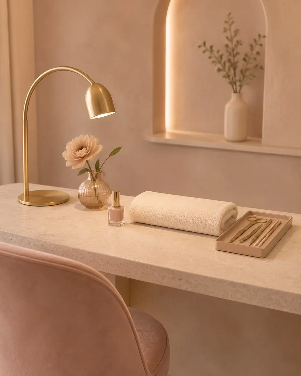 ركن عناية أنيق في MR Nail SPA